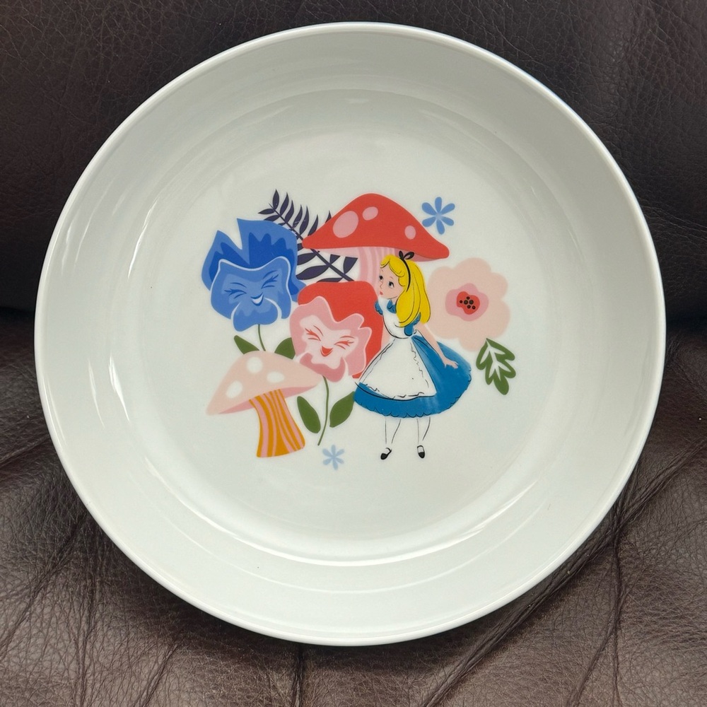 Disney Alice Paradise Garden Ceramic Dinner Bowl